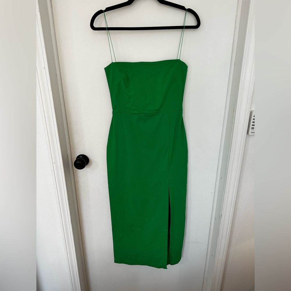 Midi pencil dress, with slit